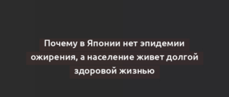 Почему в Японии нет эпидемии ожирения, а население живет долгой здоровой жизнью